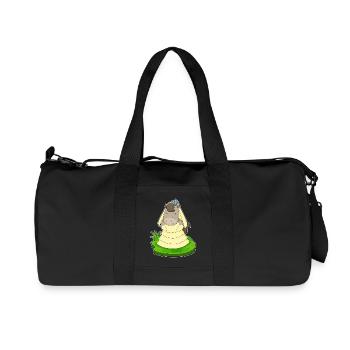 Pferd Braut Schleier Hochzeit - Recycelte Canvas-Sporttasche von Stanley/Stella - Schwarz - Vorne