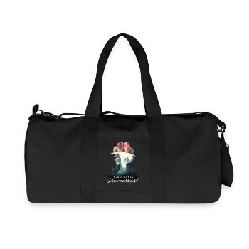 Classique Fille de la Forêt-Noire Bollenhut - Sac de sport en toile recyclée Stanley/Stella - noir - Devant