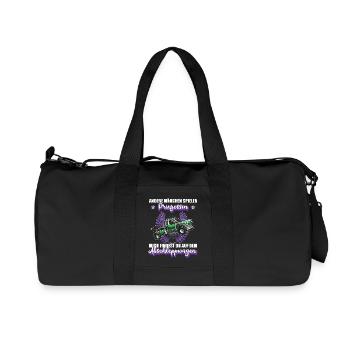 Abschleppwagen Abschleppdienst Mädchen Geschenk - Recycelte Canvas-Sporttasche von Stanley/Stella - Schwarz - Vorne