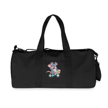 Vélo de rat - Sac de sport en toile recyclée Stanley/Stella - noir - Devant