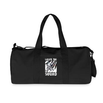 Laser Tag Squad - Recycled Canvas Sports Bag by Stanley/Stella - black - Front