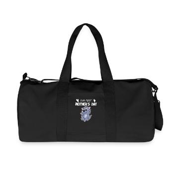 Mother's Day - First Mother's Day Gift - Recycled Canvas Sports Bag by Stanley/Stella - black - Front