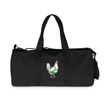 Poulet Jogger Jogging Sports - Sac de sport en toile recyclée Stanley/Stella - noir - Devant