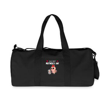 Mother's Day - First Mother's Day Gift - Recycled Canvas Sports Bag by Stanley/Stella - black - Front