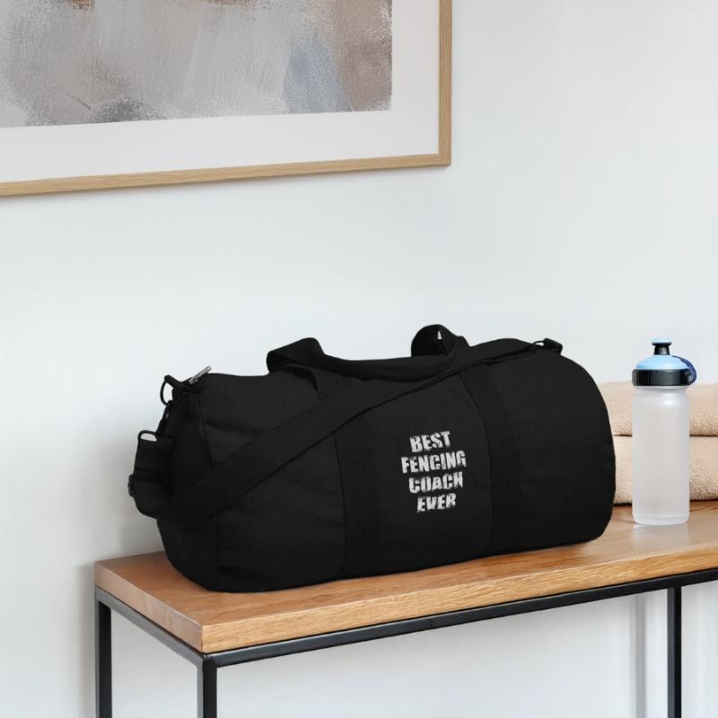 Bester Fechtlehrer Recycelte Canvas-Sporttasche von Stanley/Stella