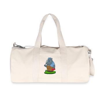 Artisan Rhinocéros Artisan Boîte à outils - Sac de sport en toile recyclée Stanley/Stella - blanc naturel - Devant