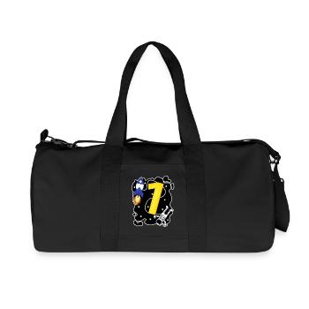 1 Birthday Boy Son Astronaut - Recycled Canvas Sports Bag by Stanley/Stella - black - Front