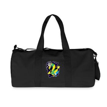 2 Birthday Boy Astronaut - two years - Recycled Canvas Sports Bag by Stanley/Stella - black - Front