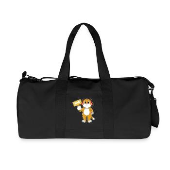 Dog bones - Recycled Canvas Sports Bag by Stanley/Stella - black - Front