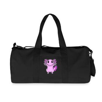 Axolotl Dumbbell Training Strength Training Fitness - Sac de sport en toile recyclée Stanley/Stella - noir - Devant