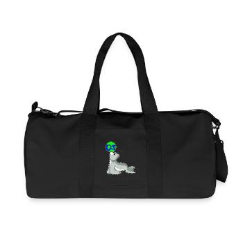 Seehund Erdkugel - Recycelte Canvas-Sporttasche von Stanley/Stella - Schwarz - Vorne