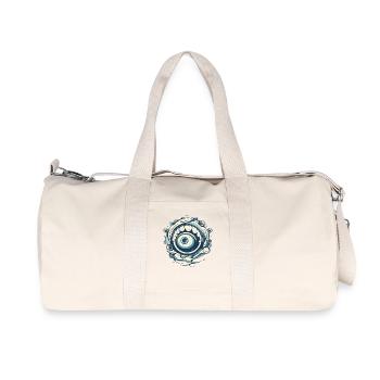 Aqua Wave Eye - Recycled Canvas Sports Bag by Stanley/Stella - natural - Front