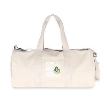 I go mushroom hunting to get away - Recycelte Canvas-Sporttasche von Stanley/Stella - Naturweiß - Vorne