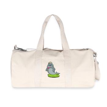 Glace gaufre de phoque - Sac de sport en toile recyclée Stanley/Stella - blanc naturel - Devant