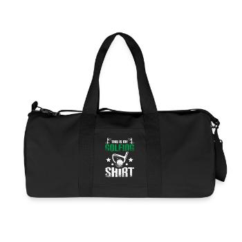 This is my golfing shirt - Recycled Canvas Sports Bag by Stanley/Stella - black - Front