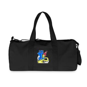 10 Birthday Boy Astronaut Rocket - Ten Years - Recycled Canvas Sports Bag by Stanley/Stella - black - Front