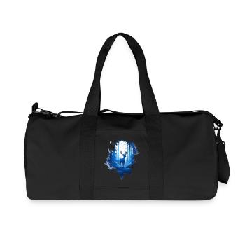 Deer in the woods - Recycled Canvas Sports Bag by Stanley/Stella - black - Front