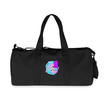 Girl - 10th Birthday Mermaid - Daughter - Recycled Canvas Sports Bag by Stanley/Stella - black - Front