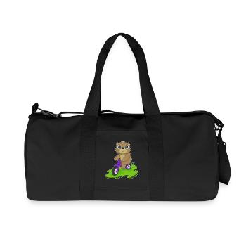 Vélo d’ours - Sac de sport en toile recyclée Stanley/Stella - noir - Devant