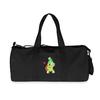 Turtle Cricket Cricket Bats - Recycled Canvas Sports Bag by Stanley/Stella - black - Front