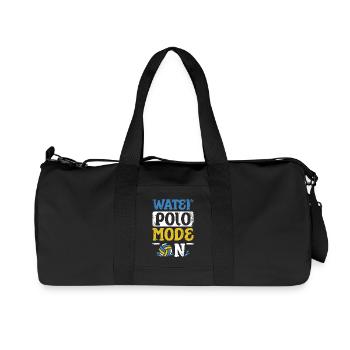 Sports Water Polo mode on - Recycled Canvas Sports Bag by Stanley/Stella - black - Front