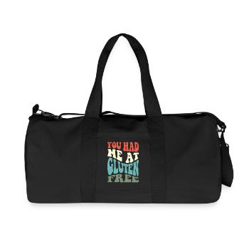 Gluten Free Celiac You Had Me At Gluten Free - Sac de sport en toile recyclée Stanley/Stella - noir - Devant