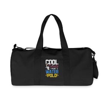 Cool girls play water polo - Recycled Canvas Sports Bag by Stanley/Stella - black - Front