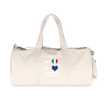 Europe and Italy 100% fantastic flags - Recycled Canvas Sports Bag by Stanley/Stella - natural - Front