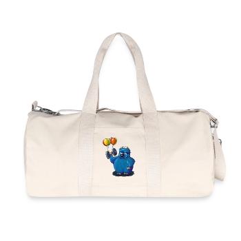 The little fitness monster - Recycled Canvas Sports Bag by Stanley/Stella - natural - Front