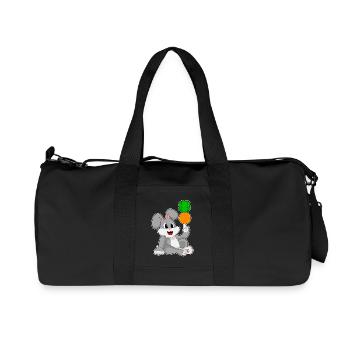 Carotte de lapin - Sac de sport en toile recyclée Stanley/Stella - noir - Devant
