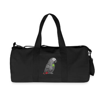 Papagei Eis am Stiel - Recycelte Canvas-Sporttasche von Stanley/Stella - Schwarz - Vorne