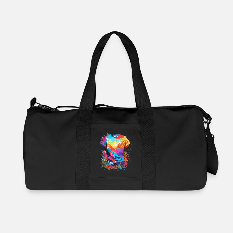 Graffiti Shirt - Recycelte Canvas-Sporttasche von Stanley/Stella - Schwarz