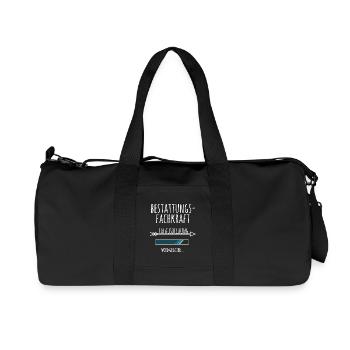Bestattungsfachkraft Ausbildung Beruf Geschenk - Recycelte Canvas-Sporttasche von Stanley/Stella - Schwarz - Vorne