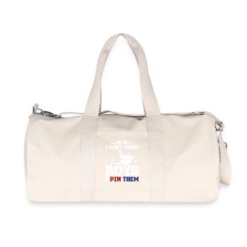 Je ne chasse pas les garçons, je les épingle fille Sambo - Sac de sport en toile recyclée Stanley/Stella - blanc naturel - Devant
