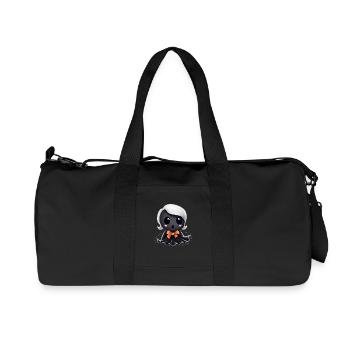Kawaii Vampiric Ghost Figurine - Recycled Canvas Sports Bag by Stanley/Stella - black - Front