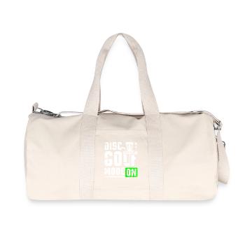 Disques golf mode sur - Sac de sport en toile recyclée Stanley/Stella - blanc naturel - Devant