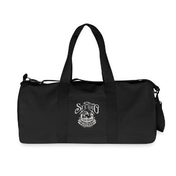 Ich brauche kein Fitnessstudio, ich gehe wandern. - Recycelte Canvas-Sporttasche von Stanley/Stella - Schwarz - Vorne