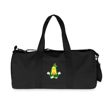 Avocado Yoga Fitness Meditation - Recycled Canvas Sports Bag by Stanley/Stella - black - Front