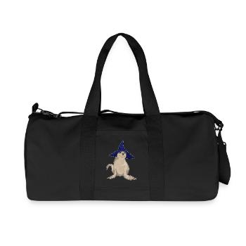 Chapeau de sorcière de phoque - Sac de sport en toile recyclée Stanley/Stella - noir - Devant