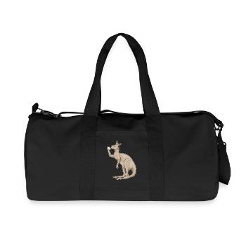 Tasse à café kangourou - Sac de sport en toile recyclée Stanley/Stella - noir - Devant