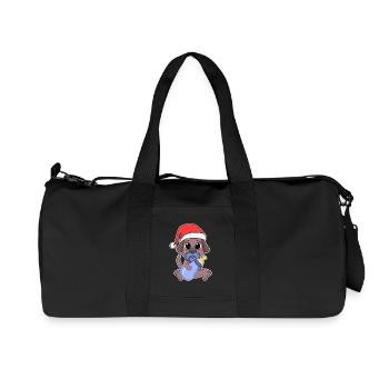 Dog Baby Christmas - Recycled Canvas Sports Bag by Stanley/Stella - black - Front