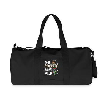 The coquito drinking elf - Recycelte Canvas-Sporttasche von Stanley/Stella - Schwarz - Vorne