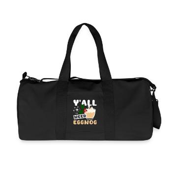 Vous avez tous besoin de lait de poule - Sac de sport en toile recyclée Stanley/Stella - noir - Devant