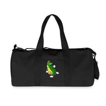 Avocat Jogger Jogging Sport - Sac de sport en toile recyclée Stanley/Stella - noir - Devant