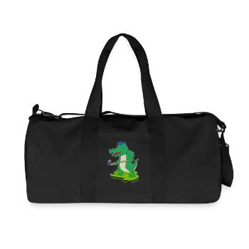 Crocodile Hockey sur gazon Crocodile Crocodile Stick de hockey sur gazon - Sac de sport en toile recyclée Stanley/Stella - noir - Devant