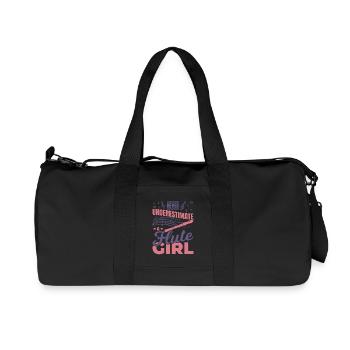 Ne sous-estimez jamais une flûtiste - Sac de sport en toile recyclée Stanley/Stella - noir - Devant