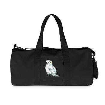 Papagei Braut Schleier Hochzeit - Recycelte Canvas-Sporttasche von Stanley/Stella - Schwarz - Vorne