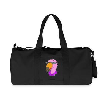Lunettes de soleil Flamingo - Sac de sport en toile recyclée Stanley/Stella - noir - Devant