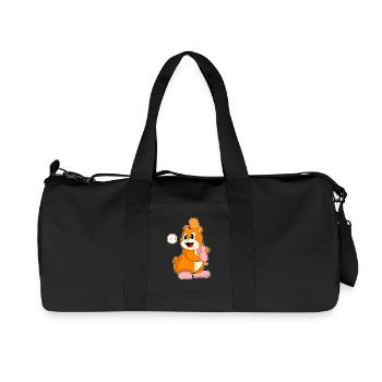 Hamster Baseball Batte de baseball Sport - Sac de sport en toile recyclée Stanley/Stella - noir - Devant