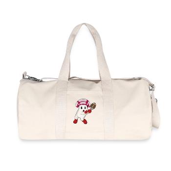 Champignon Sports de Football Américain - Sac de sport en toile recyclée Stanley/Stella - blanc naturel - Devant